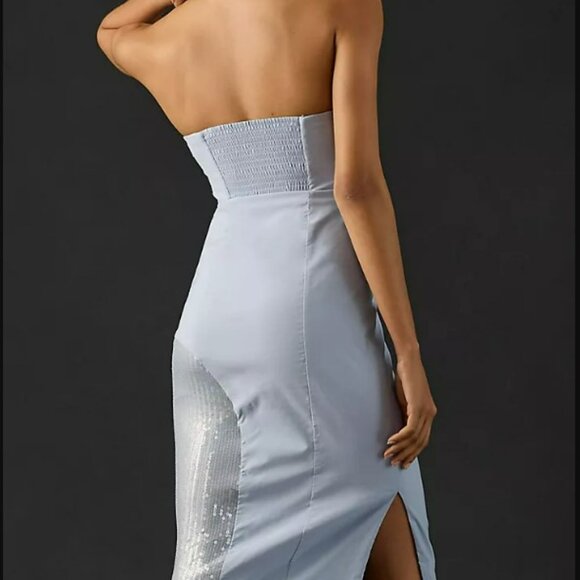 NWT- Strapless Slim Midi Dress - Picture 2 of 2